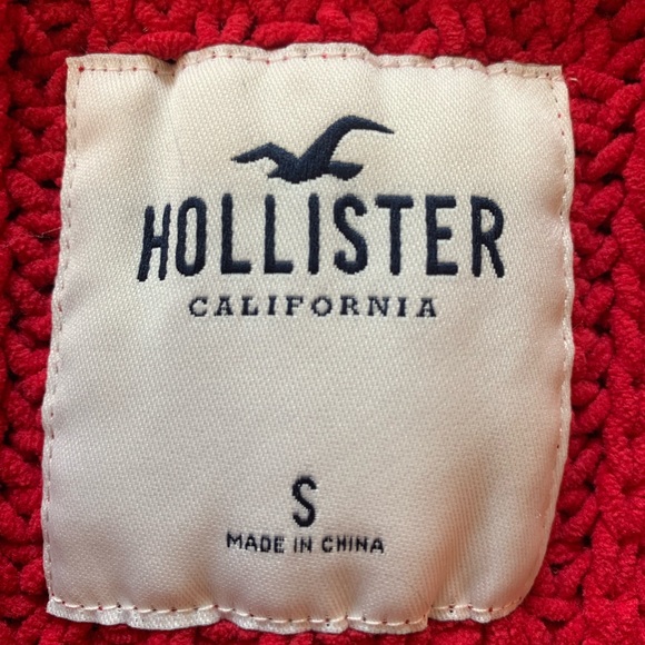 Hollister red sweater size S - Picture 2 of 2